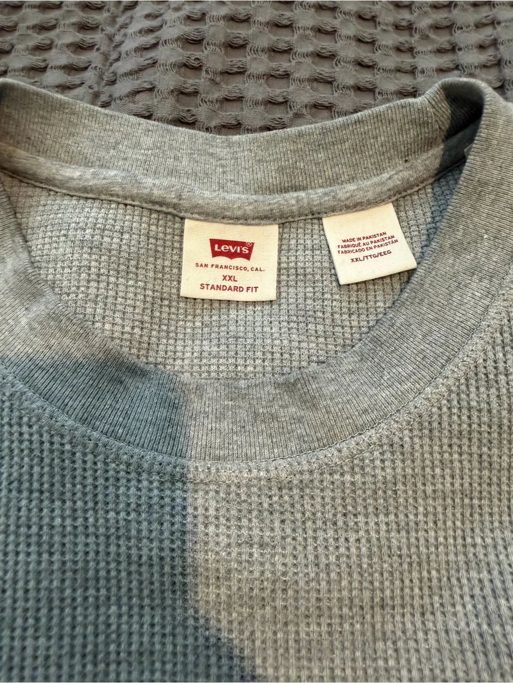 Levi's Light Gray Crewneck Short Sleeve Tee